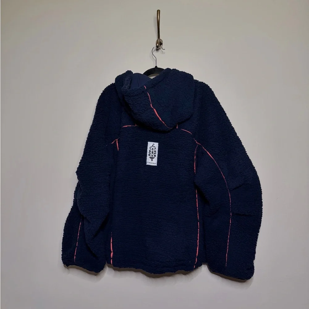 Free People Free Flow Fleece in Midnight Navy